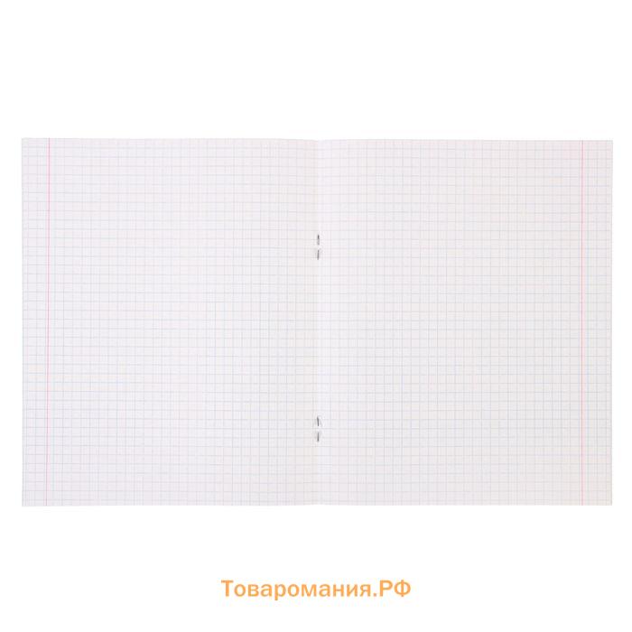 Тетрадь 18 листов в клетку «Зелёная обложка», плотность 58-63 г/м², серые листы