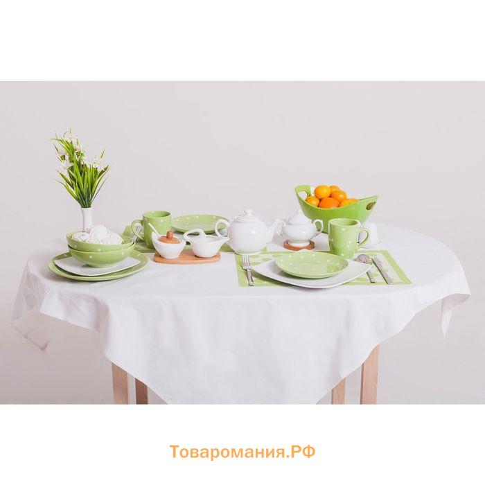 Кружка  «зелёное Горох», 360 мл, керамика, зелёная