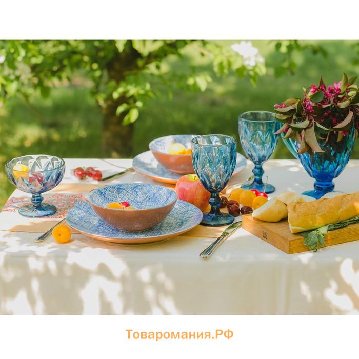 Кувшин для воды Magistro «Круиз», 1.1 л, 14×19.5 см, стекло, синий