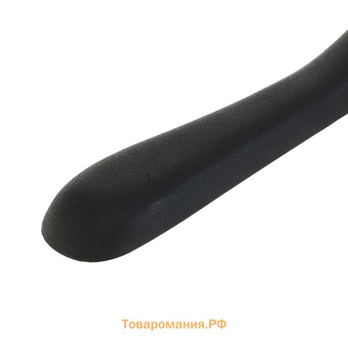 Плечики - вешалка для одежды , размер 40-44, широкие плечи, чёрные