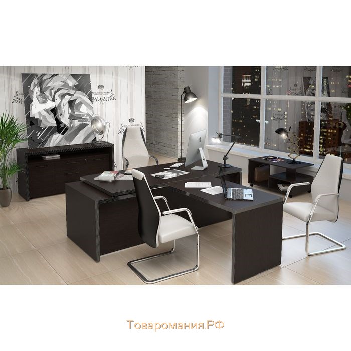 Стол руководителя TORR TCT 1820L, венге магия