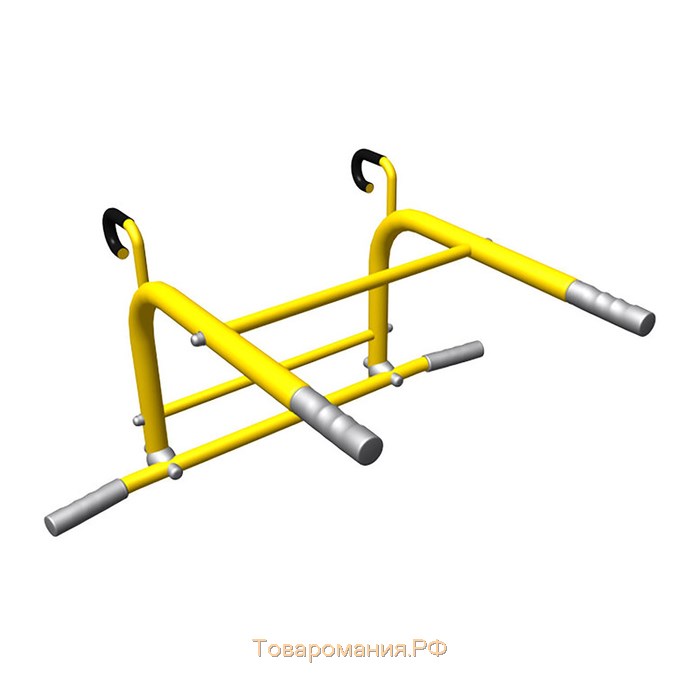 Турник-брусья 2 в 1 Dop1, цвет лимонный