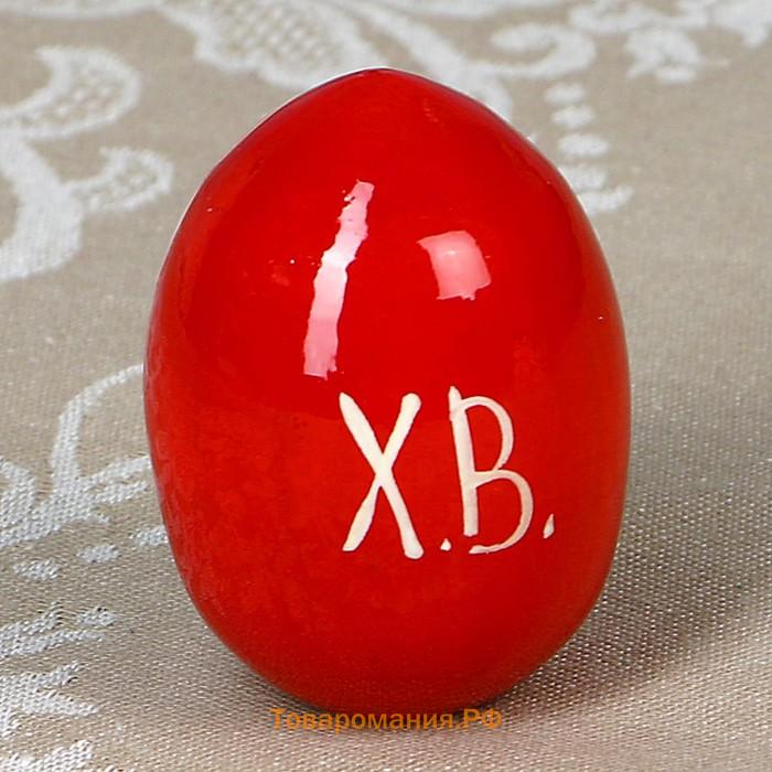Яйцо «Земляничка», красное, 7 см