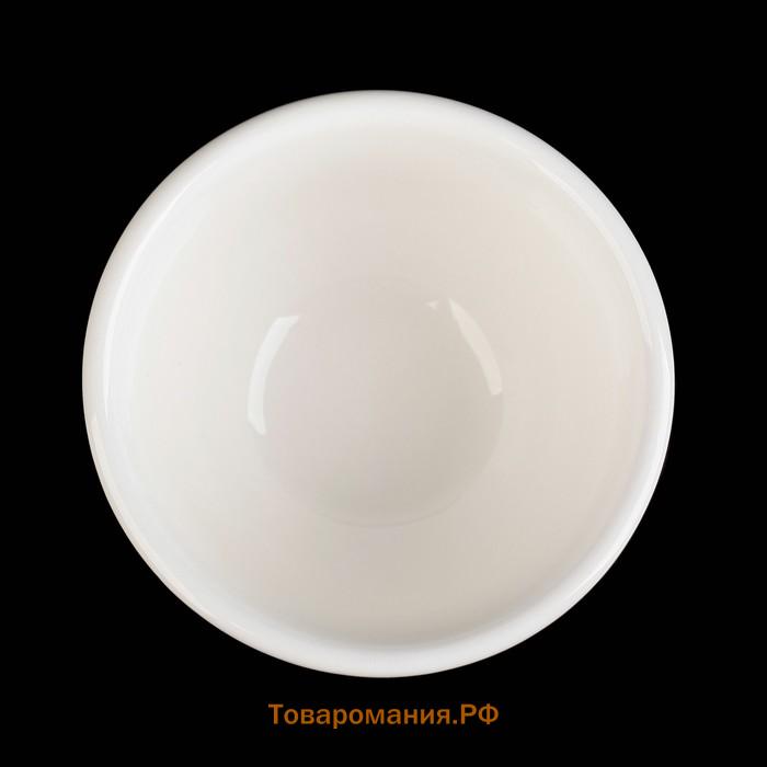 Соусник  White Label, 120 мл, d=7 см, фарфор, белый