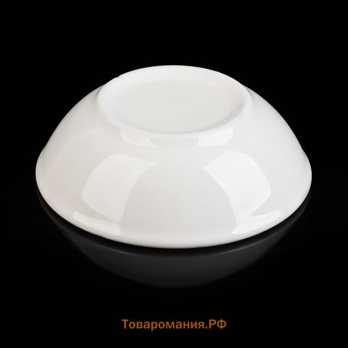 Соусник  White Label, 50 мл, d=7.5 см, фарфор, белый