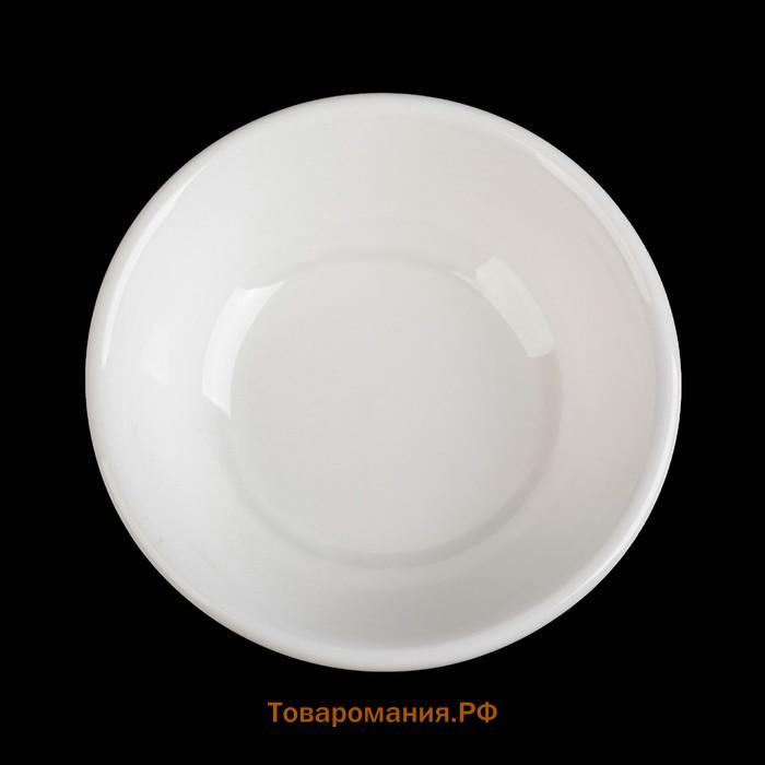 Соусник  White Label, 50 мл, d=7.5 см, фарфор, белый
