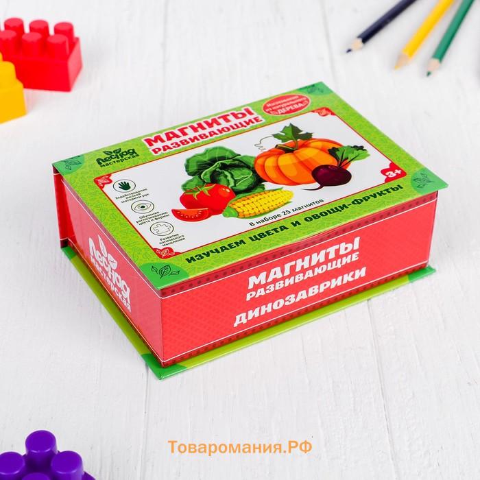 Развивающие магниты «Изучаем и овощи-фрукты», набор 25 шт.
