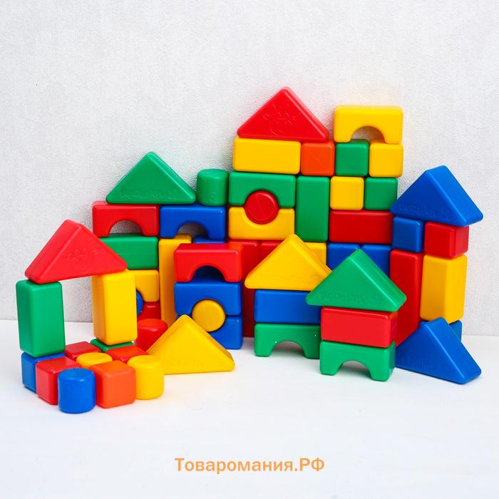 Набор цветных кубиков «Смешарики», 60 элементов, кубик 4×4 см
