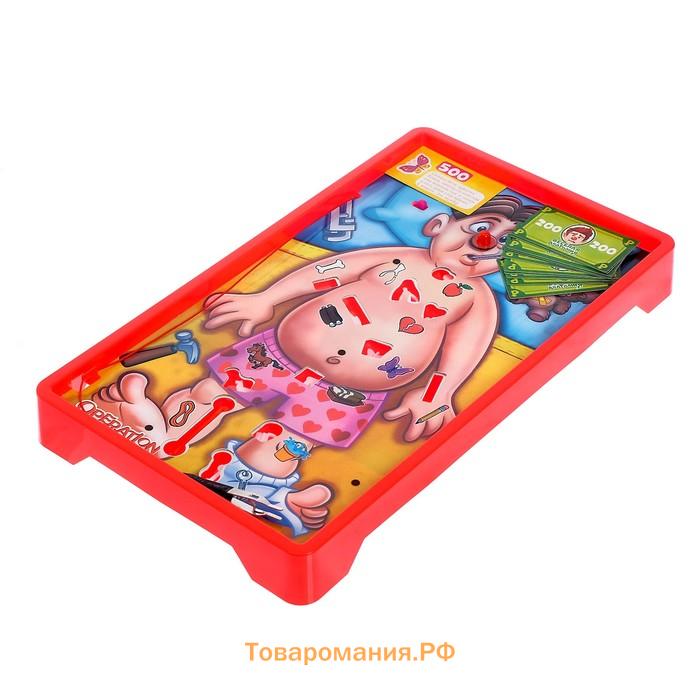 Настольная игра на ловкость и внимание «Весёлая анатомия», от 1 игрока, 5+