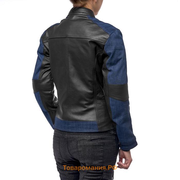 Куртка женская кожаная-джинс Teacher Jeans, размер XS