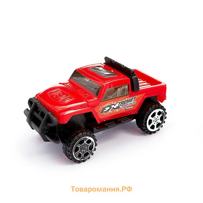 Машина инерционная «Джип» 4 x 4 см, цвета МИКС