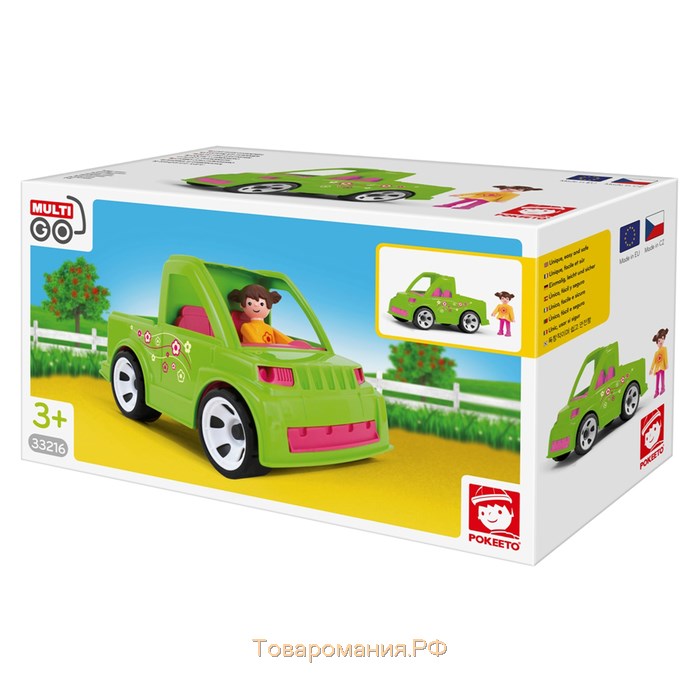 Машинка Efko MultiGo «Автомобиль службы озеленения», с водителем
