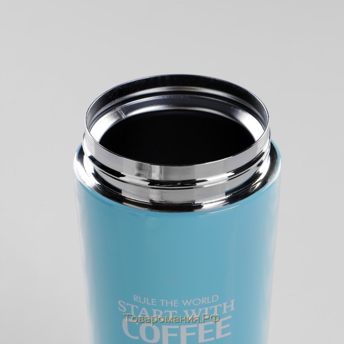 Термокружка Coffee, 380 мл, сохраняет тепло 8 ч, с ситечком