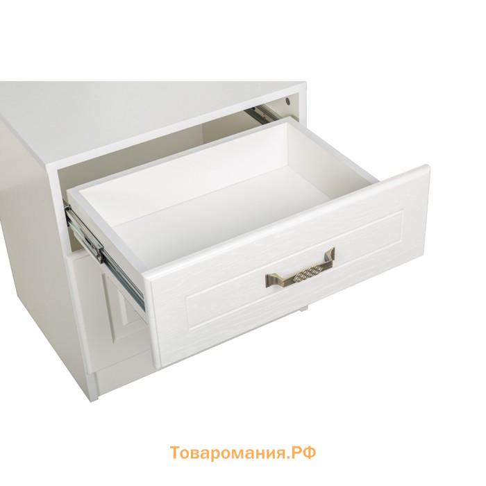 Тумба прикроватная «Ливерпуль 08.146», 500×413×533 мм, белый/ясень ваниль