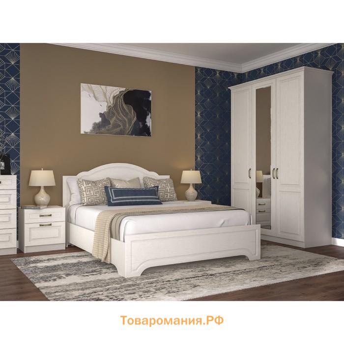 Тумба прикроватная «Ливерпуль 08.146», 500×413×533 мм, белый/ясень ваниль