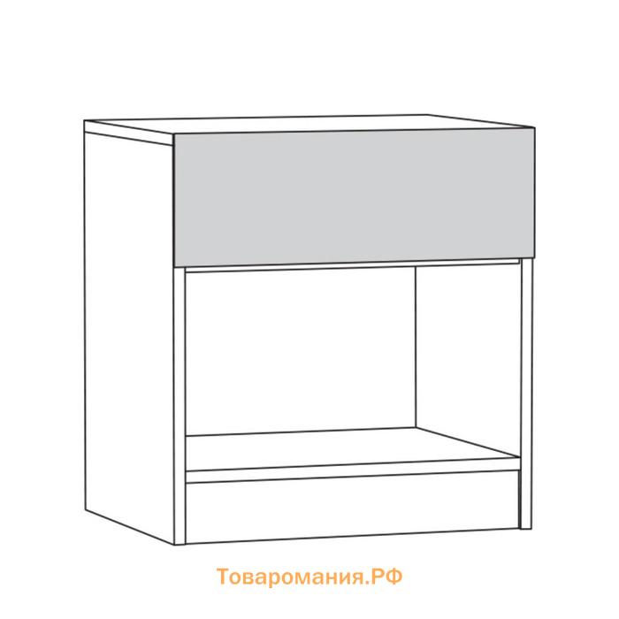 Тумба прикроватная «Ливерпуль 08.146», 500×413×533 мм, белый/ясень ваниль