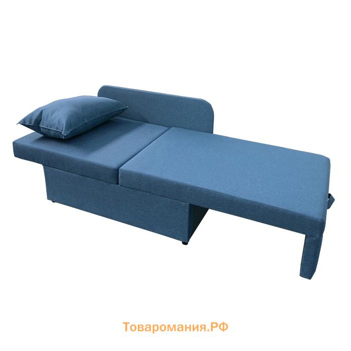 Диван кушетка NEXT NICE, со спальным местом 750×1950 мм, рогожка NAVY