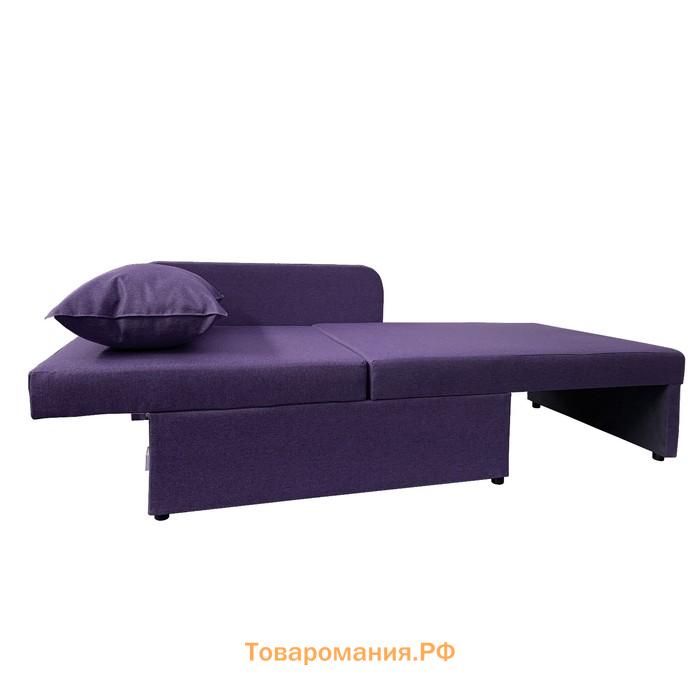 Диван кушетка NEXT NICE, со спальным местом 750×1950 мм, рогожка VIOLA