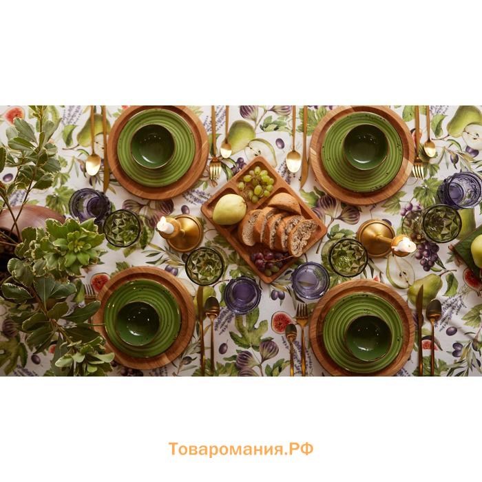 Скатерть "" Фруктовый сад 149х180см, 100% хлопок, саржа 190 г/м2