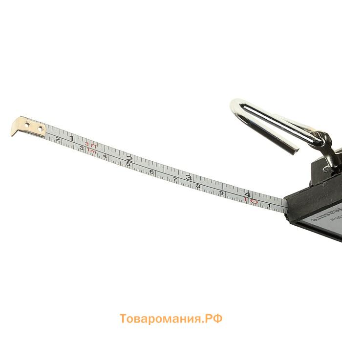 Безмен Luazon, механический, до 22 кг, цена деления 250 г, чёрный