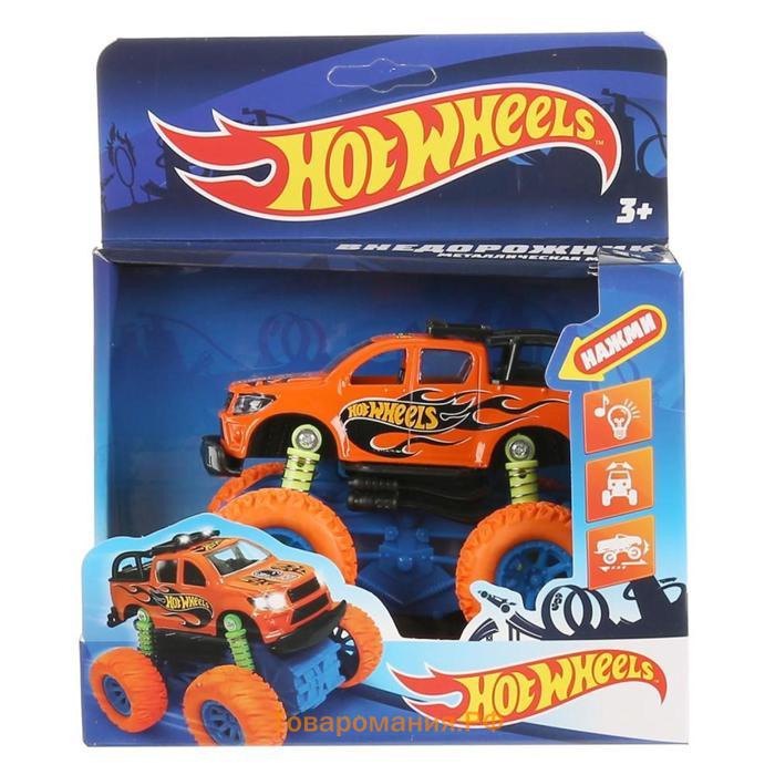 Машина металлическая «Hot Wheels внедорожник» 12 см, инерция, подвеска, световые и звуковые эффекты