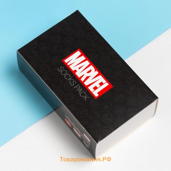 Набор носков "MARVEL", Мстители, 2 пары, 25-27 см