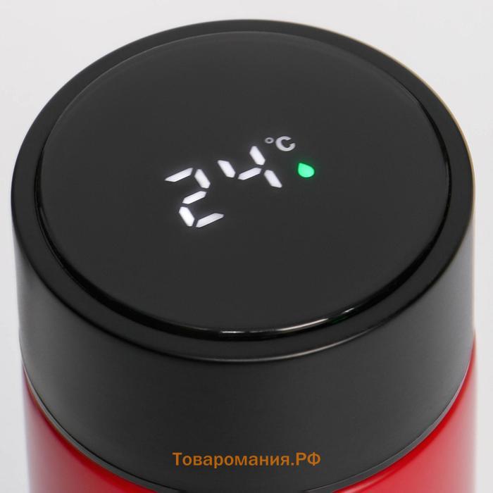 Термос Supreme, 500 мл, с ситечком, с датчиком температуры