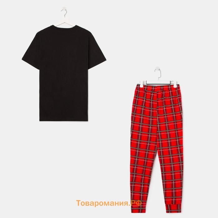 Пижама мужская KAFTAN "Дед Мороз" размер 52