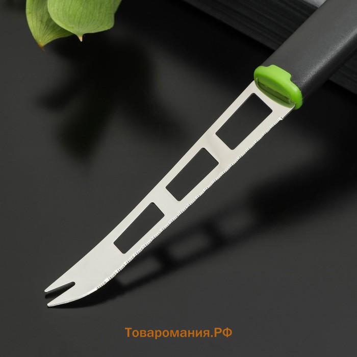 Нож для сыра  Lime, 25×2.3 см, чёрный