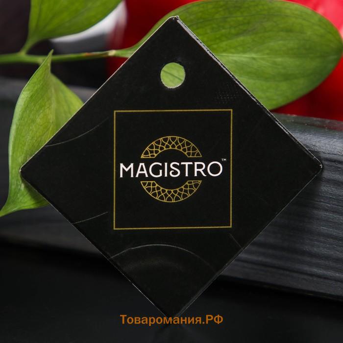Штопор для вина Magistro Volt, h=18.5 см, серебристый