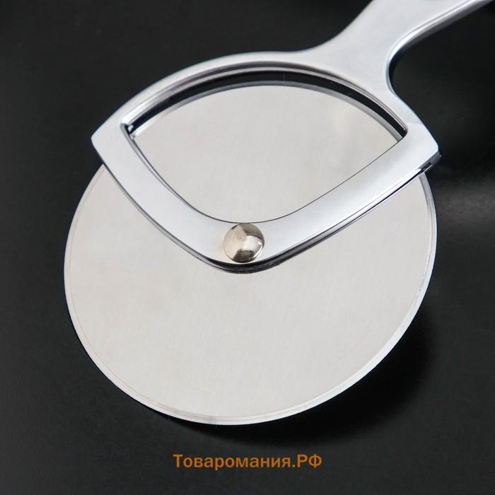 Нож для пиццы и теста Magistro Volt, нержавеющая сталь, серебристый