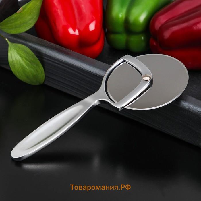 Нож для пиццы и теста Magistro Volt, нержавеющая сталь, серебристый