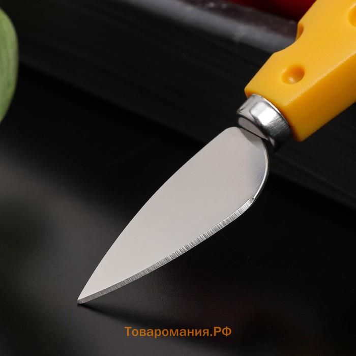 Нож для сыра  Cheese, 12.5 см, жёлтый