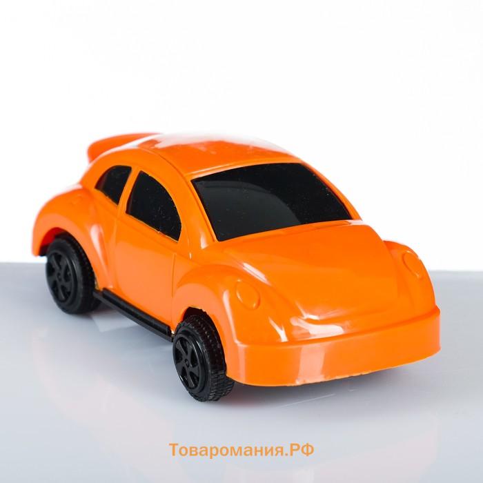 Машинка пластмассовая «Жук», 11×6×4 см, МИКС