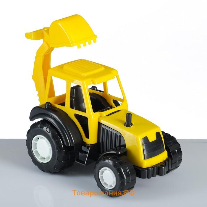 Трактор игрушечный, 23×12×13 см МИКС