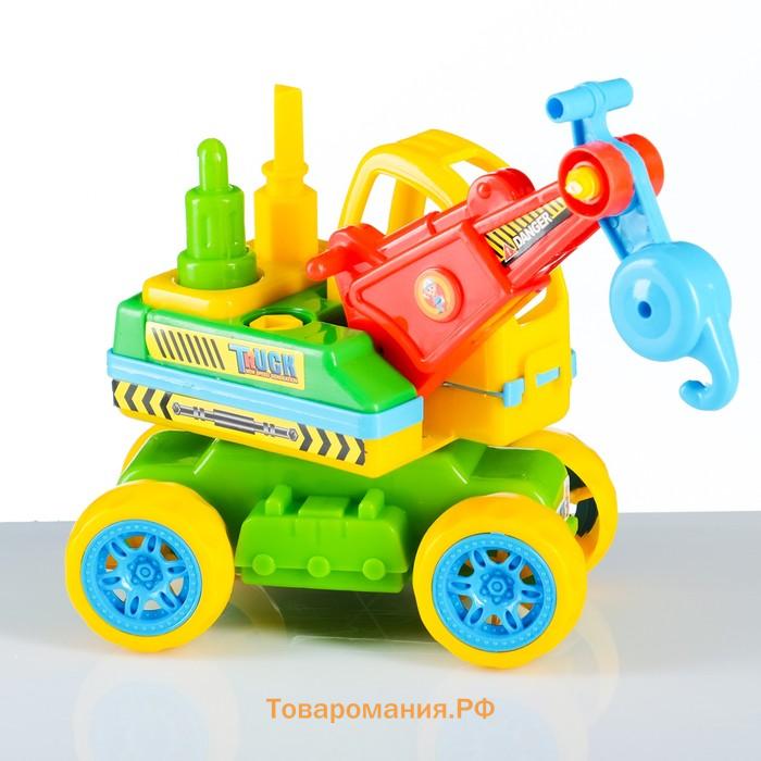 Машинка строительная «Экскаватор», 15×9×18 см, МИКС