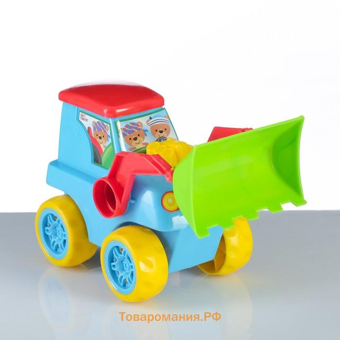 Трактор, 17×9×11 см, пластиковый, МИКС