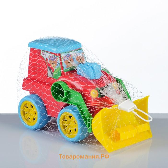 Трактор, 17×9×11 см, пластиковый, МИКС