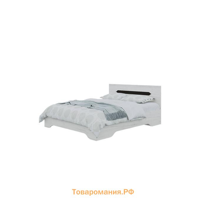 Кровать «Вега», ЛДСП, 140х200 см, без основания, цвет крафт белый/венге