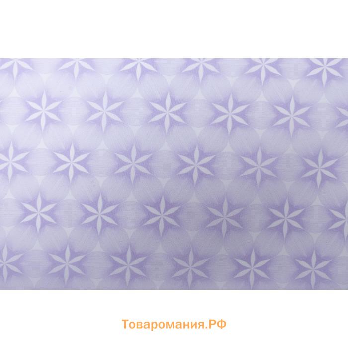Рулонная штора «Калейдоскоп», 45х160 см, цвет сирень