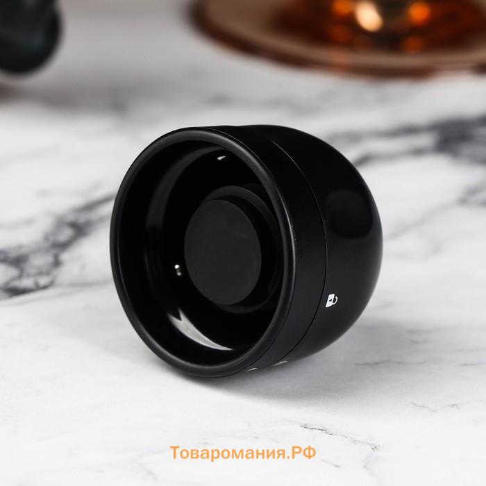 Пробка вакуумная для шампанского  «Блеки», 5×5×6 см, чёрная