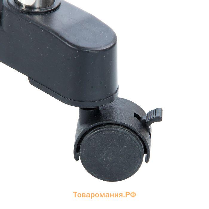 Вешалка - стойка напольная для одежды , телескопическая, 2 перекладины 80(145) × 43×90(160) см
