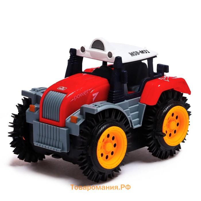 Трактор-перевёртыш «Хозяин фермы», работает от батареек, МИКС, в пакете