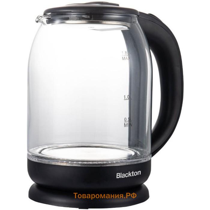 Чайник электрический Blackton Bt KT1822G, 1.8 л, 1500 Вт, чёрный