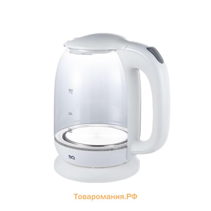 Чайник электрический BQ KT1830G, 1.7 л, 2200 Вт, белый