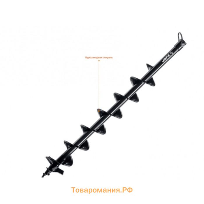 Шнек для мотобуров ЗУБР 7051-10, 800 мм, d=100 мм, d соединения 20 мм, однофазный