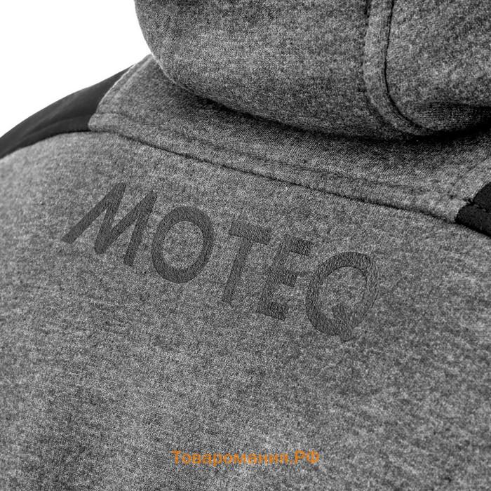 Текстильная кофта с капюшоном MOTEQ Perk, мужская, размер XL, серая, чёрная