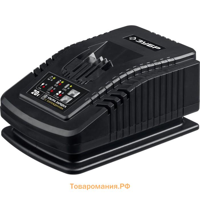 Перфоратор аккум. ЗУБР PB-260-42, 20 В, 2х4 Ач, 1050 об/мин, 4800 уд/мин, SDS+, кейс