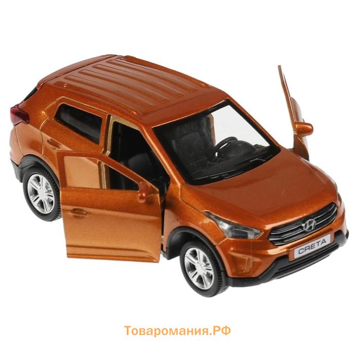 Машина металлическая Hyundai Creta/Skoda Yeti, 12 см, двери, багаж, инерция, МИКС