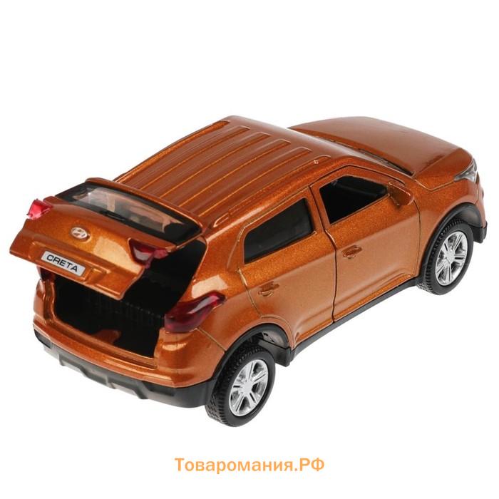 Машина металлическая Hyundai Creta/Skoda Yeti, 12 см, двери, багаж, инерция, МИКС